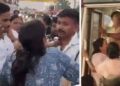 भोपाल के कोलार रोड पर रेलकर्मियों द्वारा ट्रैफिक कांस्टेबल सरजीत सिंह के साथ मारपीट का दृश्य, वीडियो वायरल