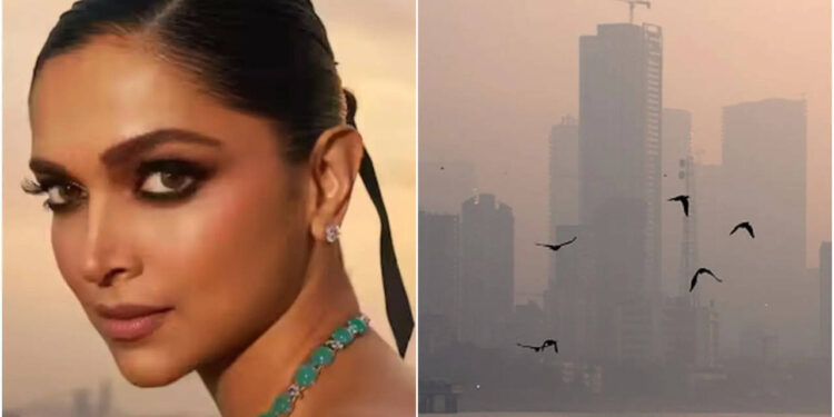 दीपिका पादुकोण मुंबई वायु प्रदूषण और खराब AQI पर BMC से सवाल करते हुए