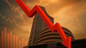 मुंबई शेयर बाजार में गिरावट, सेंसेक्स और निफ्टी लाल निशान पर, निवेशकों में चिंता