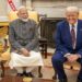 फ्रांस के एवियां में G7 समिट के दौरान एक साथ बैठे और गंभीर कूटनीतिक चर्चा करते हुए भारत के प्रधानमंत्री नरेंद्र मोदी और अमेरिकी राष्ट्रपति डोनाल्ड ट्रंप।