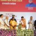 ओंकारेश्वर में दीप प्रज्ज्वलित कर 'विश्व सिकल सेल दिवस' समारोह का शुभारंभ करतीं राष्ट्रपति श्रीमती द्रौपदी मुर्मु और साथ में खड़े मुख्यमंत्री डॉ. मोहन यादव।