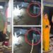 चोरी की वारदात के बाद जांच करती पुलिस और सोशल मीडिया प्राइवेसी का प्रतीकात्मक ग्राफिक्स।