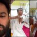 जंतर-मंतर पर धर्मेंद्र प्रधान के इस्तीफे के बाद छात्रों के साथ जश्न मनाते और मीडिया से बात करते CJP संस्थापक अभिजित दिपके।