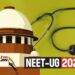 सुप्रीम कोर्ट का मुख्य भवन और NEET-UG परीक्षा परिणाम व न्याय की प्रतीकात्मक तस्वीर।