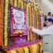 भोपाल स्थित मध्य प्रदेश विधानसभा के सेंट्रल हॉल में पूर्व मुख्यमंत्री गोविंद नारायण सिंह के चित्र पर पुष्पांजलि अर्पित करते मुख्यमंत्री डॉ. मोहन यादव और विधानसभा अध्यक्ष नरेंद्र सिंह तोमर।