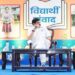 छिंदवाड़ा में अभिनंदन समारोह को संबोधित करते मुख्यमंत्री डॉ. मोहन यादव और नवनियुक्त कर्मचारियों की तस्वीर।