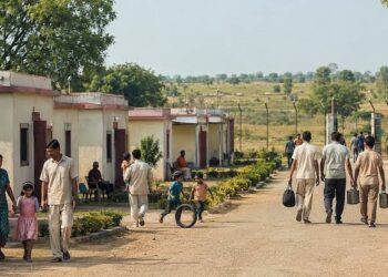 मध्य प्रदेश का ओपन जेल परिसर और महिला बंदियों के पुनर्वास की प्रतीकात्मक तस्वीर।