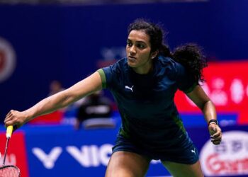 नई दिल्ली में BWF वर्ल्ड चैंपियनशिप 2026 की तैयारी करतीं पीवी सिंधु की प्रतीकात्मक तस्वीर।