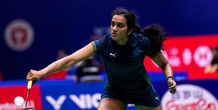 नई दिल्ली में BWF वर्ल्ड चैंपियनशिप 2026 की तैयारी करतीं पीवी सिंधु की प्रतीकात्मक तस्वीर।