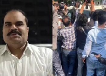 भोपाल के जहांगीराबाद थाने के निलंबित टीआई राजन सिंह अहिरवार का सोशल मीडिया पर जारी वीडियो संदेश।