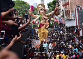 भोपाल ट्रैफिक पुलिस द्वारा गणेश विसर्जन चल समारोह के लिए जारी ट्रैफिक डायवर्जन और वैकल्पिक रूट का आधिकारिक नक्शा।