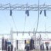 इंदौर में 132 kV हाई-टेंशन ट्रांसमिशन लाइनों पर आधुनिक HTLS कंडक्टर लगाने और पावर ग्रिड अपग्रेड का दृश्य।